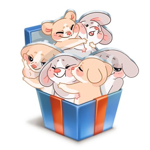 Стикеры Обнимышки ВКонтакте