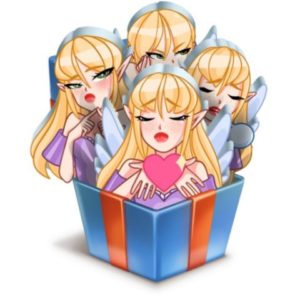 Стикеры Эффи ВКонтакте
