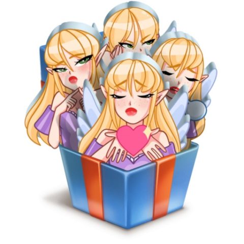 Стикеры Эффи ВКонтакте